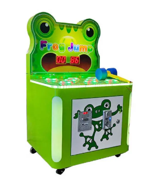 Máquina reflex "acerte o sapo"